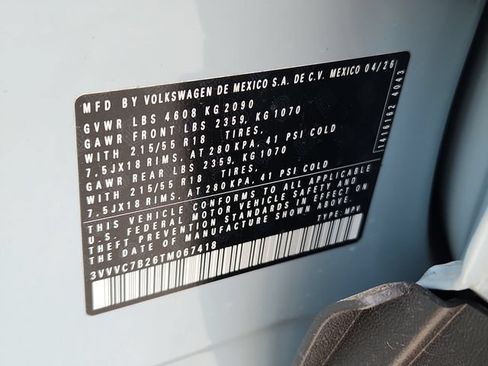 New 2026 Volkswagen Taos SE AWD/4WD image 10