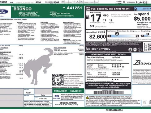 Used 2023 Ford Bronco Heritage Edition image 1