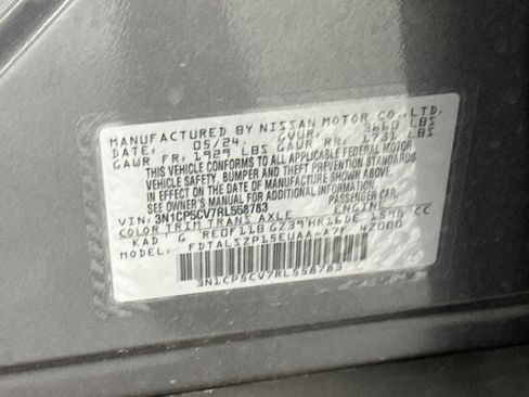 Used 2024 Nissan Kicks SV w/ Interior Electronics Package FWD image 12