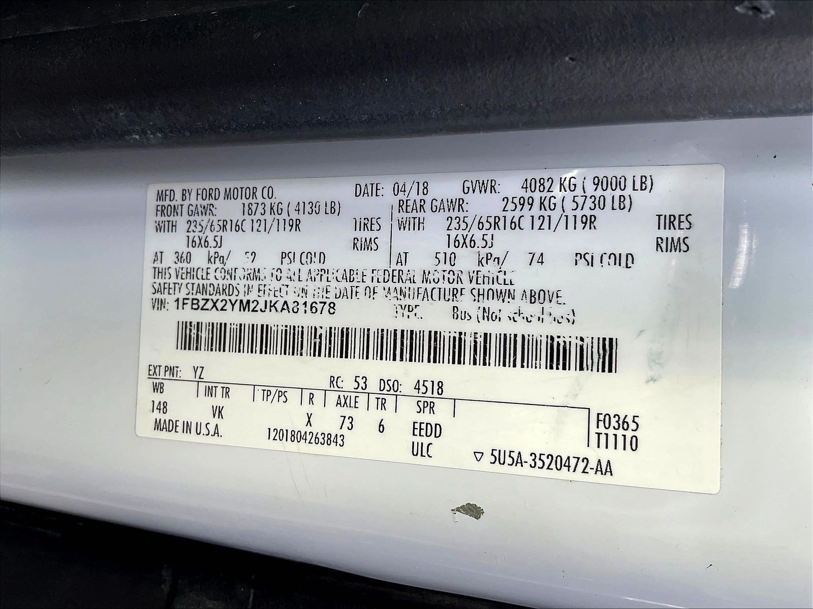 Used 2018 Ford Transit 350 XL RWD image 17