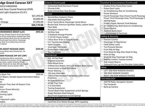 Used 2017 Dodge Grand Caravan SXT w/ Driver Convenience Group FWD image 46