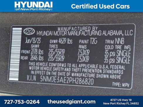 Used 2023 Hyundai Tucson Limited image 14
