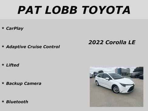 Certified 2022 Toyota Corolla LE w/ LE Convenience Package FWD image 11