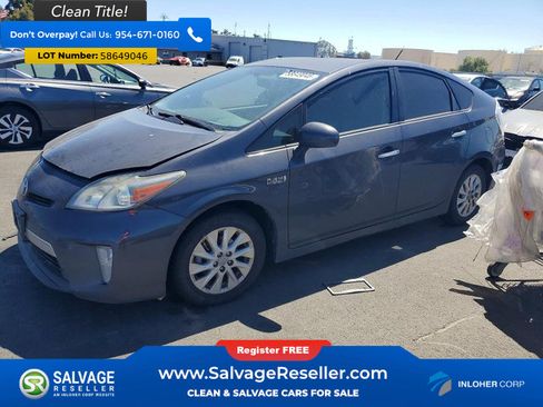 Used 2015 Toyota Prius Prime Plug-In Hybrid FWD image 1