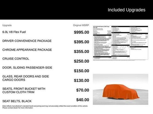 Used 2019 Chevrolet Express 2500 w/ Driver Convenience Package image 8