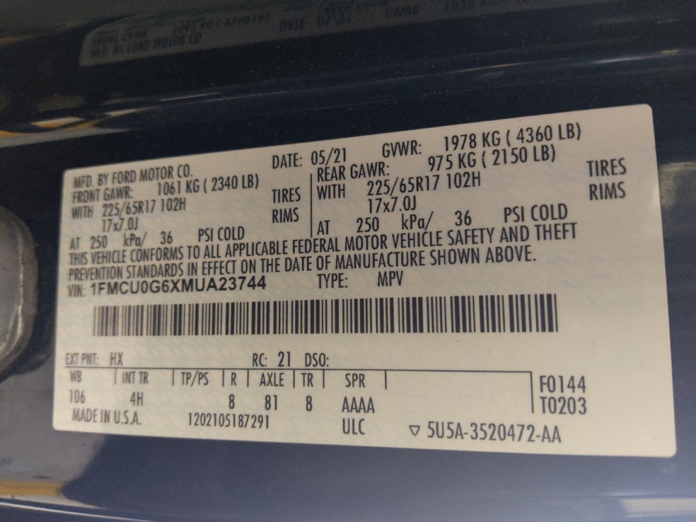 Used 2021 Ford Escape SE FWD image 33