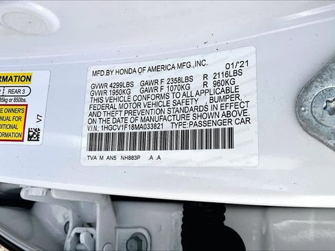 Used 2021 Honda Accord LX image 36