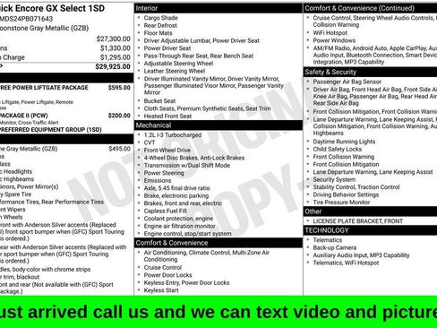 Used 2023 Buick Encore GX Select FWD image 1