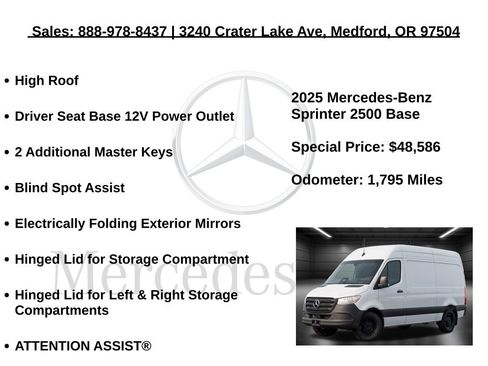 Used 2025 Mercedes-Benz Sprinter 2500 image 15