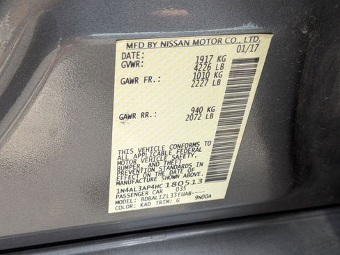 Used 2017 Nissan Altima 2.5 SV FWD image 31