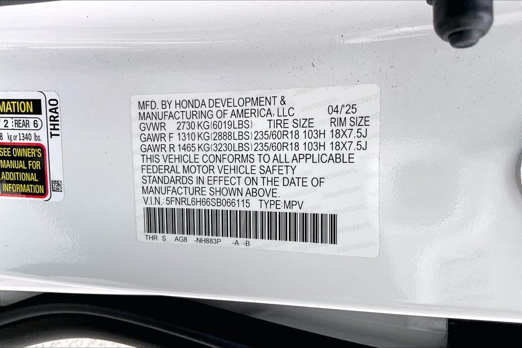 Used 2025 Honda Odyssey EX-L image 21