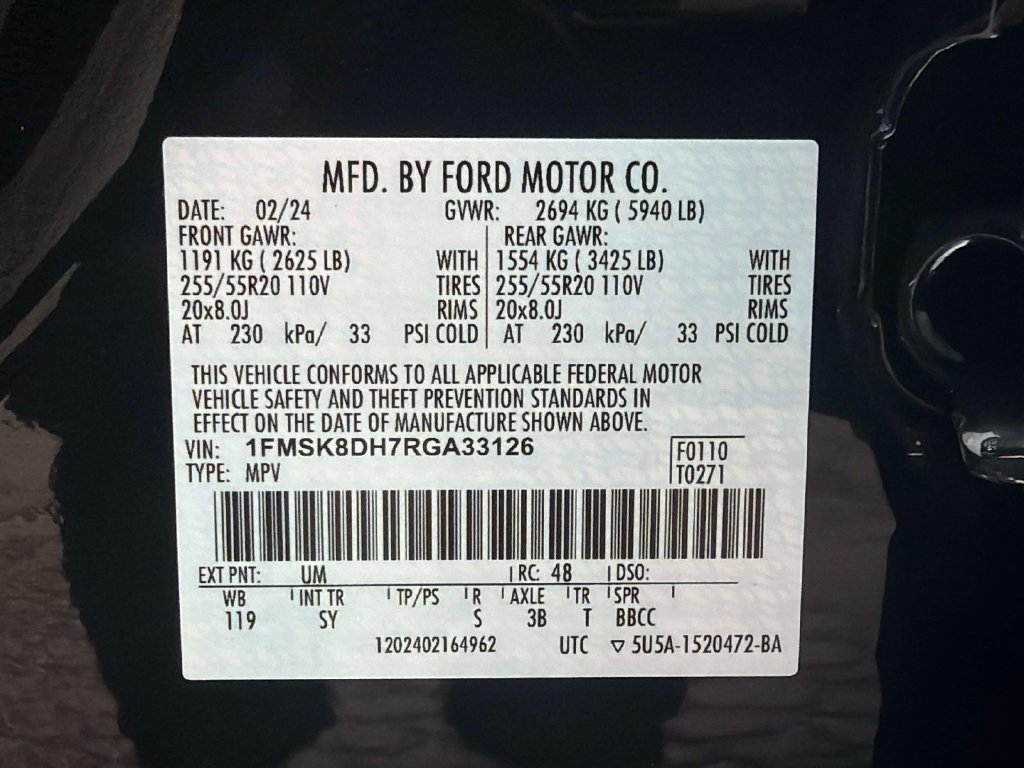 Used 2024 Ford Explorer XLT w/ Equipment Group 202A AWD/4WD image 37