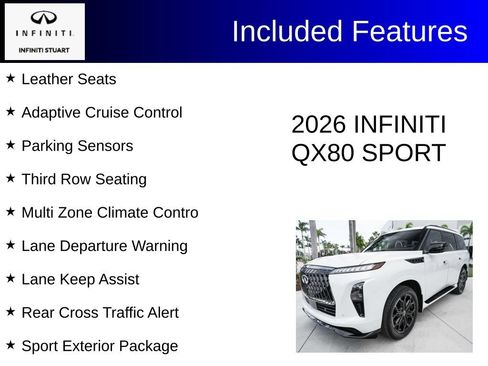 Certified 2026 INFINITI QX80 4WD w/ Sport Exterior Package image 4