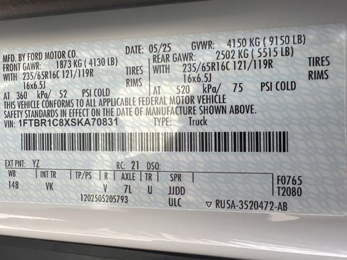 New 2025 Ford Transit 250 XL w/ Exterior Upgrade Package image 26