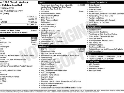 Used 2022 RAM 1500 Classic Warlock w/ Warlock Decor Package image 24