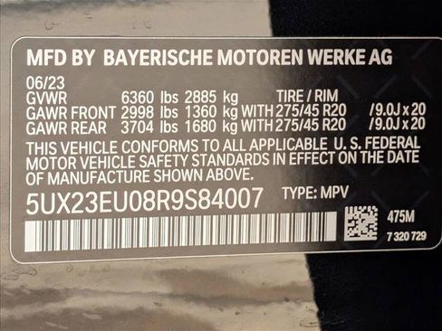 Certified 2024 BMW X5 xDrive40i w/ M Sport Package AWD/4WD image 20