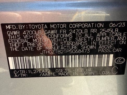 Used 2023 Lexus IS 350 F Sport w/ Accessory Package 2 RWD image 54