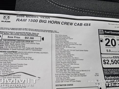 New 2026 RAM 1500 Big Horn image 57
