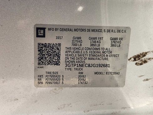 Used 2018 GMC Sierra 1500 SLT w/ Enhanced Driver Alert Package RWD image 33