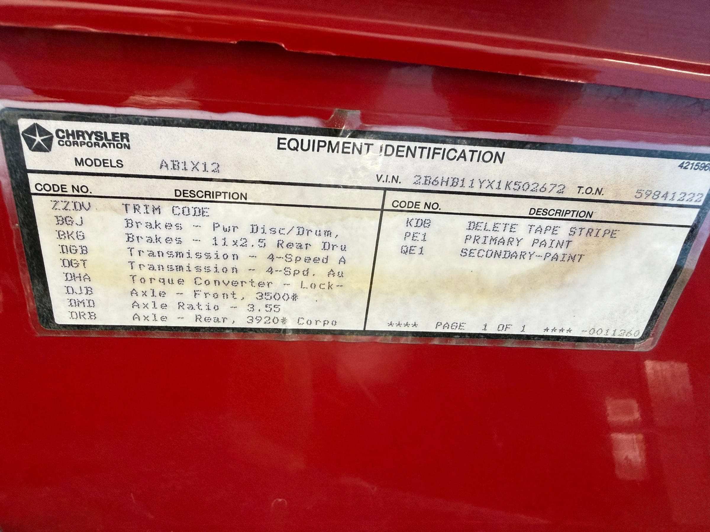 Used 2001 Dodge B1500 RWD image 50