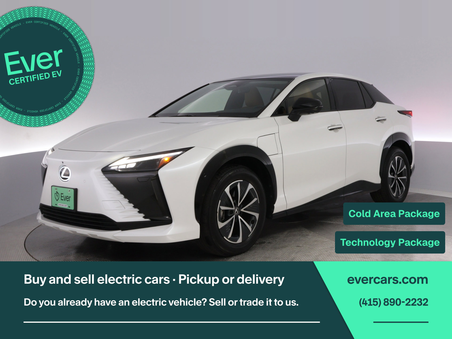 Used 2023 Lexus RZ 450e Premium w/ Technology Package AWD/4WD image 1