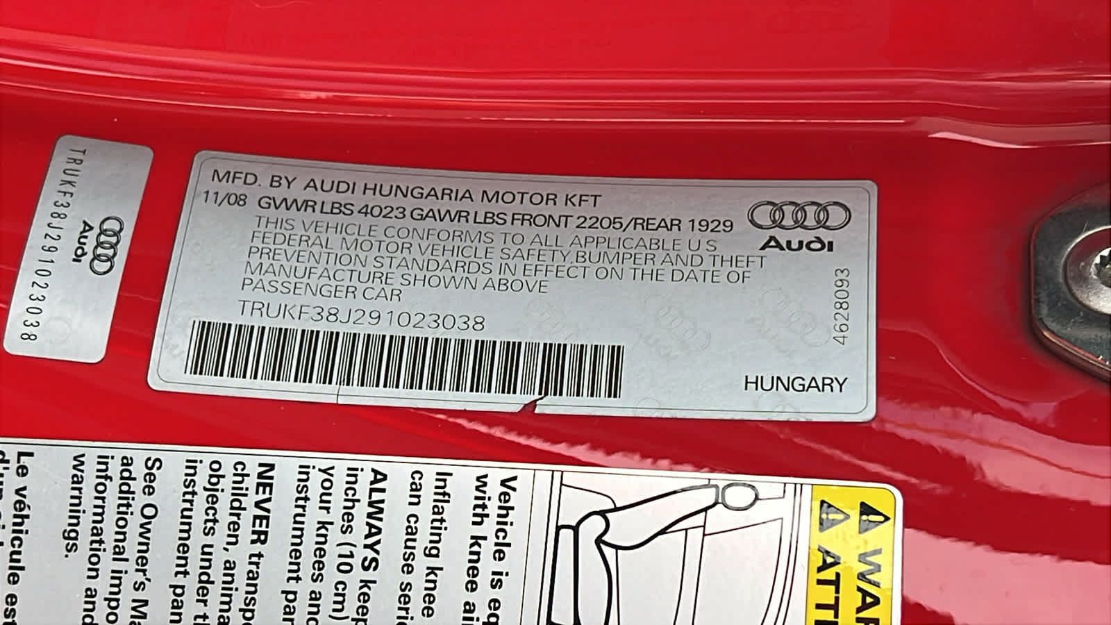 Used 2009 Audi TT 2.0T Premium Plus AWD/4WD image 27