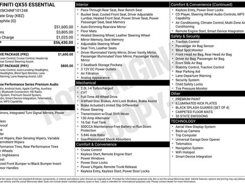 Used 2022 INFINITI QX55 Essential w/ Proactive Package image 40