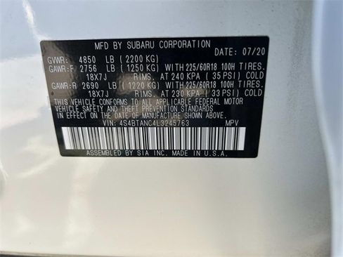 Used 2020 Subaru Outback Limited image 30