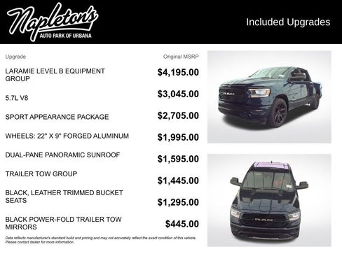 Used 2023 RAM 1500 Laramie AWD/4WD image 2