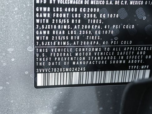 New 2025 Volkswagen Taos SE image 47