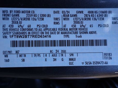 Used 2024 Ford F250 Lariat w/ Lariat Ultimate Package AWD/4WD image 47