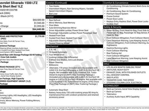 Used 2024 Chevrolet Silverado 1500 LTZ AWD/4WD image 24
