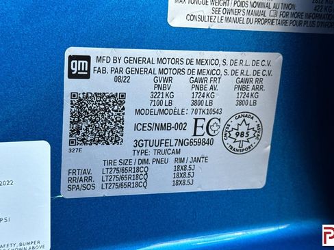 Used 2022 GMC Sierra 1500 AT4X image 34