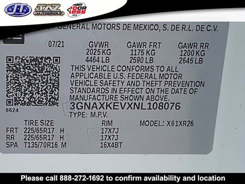 Used 2022 Chevrolet Equinox LT image 18