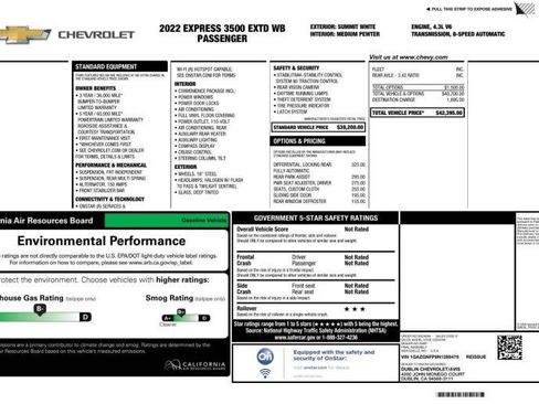 Used 2022 Chevrolet Express 3500 LS image 10