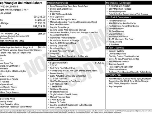 Used 2017 Jeep Wrangler Unlimited Sahara w/ Connectivity Group image 6
