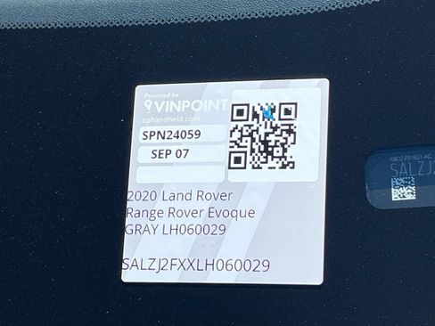 Used 2020 Land Rover Range Rover Evoque S AWD/4WD image 30