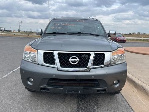 Used 2015 Nissan Armada Platinum w/ 2nd Row Captain Seat Package image 2