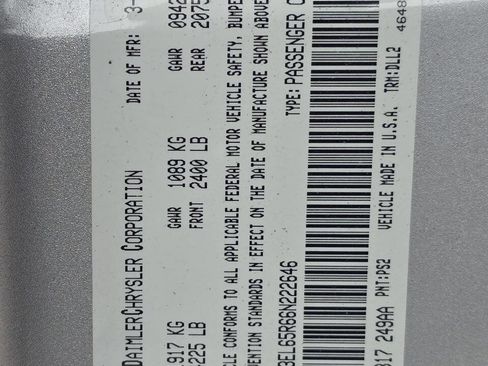 Used 2006 Chrysler Sebring Limited w/ Spring Special Group image 28