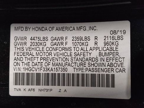 Used 2019 Honda Accord Sport image 33