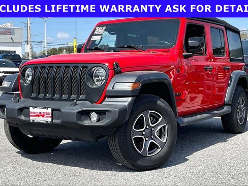 Used 2021 Jeep Wrangler Unlimited Sport AWD/4WD image 3