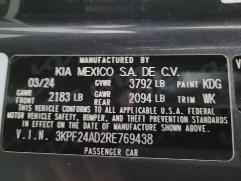 Used 2024 Kia Forte LXS FWD image 33