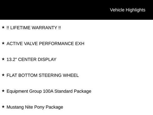 New 2026 Ford Mustang Coupe w/ Mustang Nite Pony Package RWD image 39