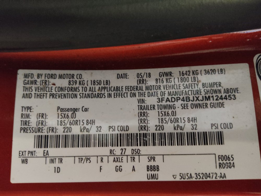 Used 2018 Ford Fiesta SE FWD image 33