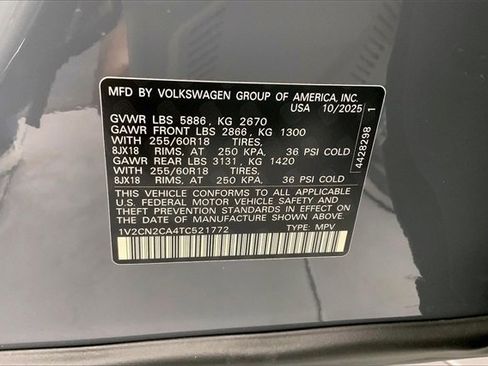 New 2026 Volkswagen Atlas Peak Edition image 14