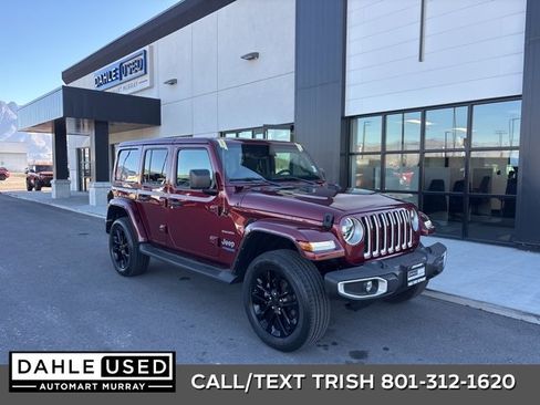 Used 2021 Jeep Wrangler Unlimited Sahara w/ Cold Weather Group image 1