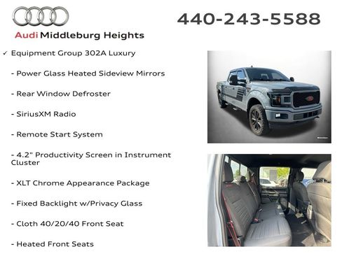 Used 2019 Ford F150 XLT w/ Equipment Group 302A Luxury AWD/4WD image 6