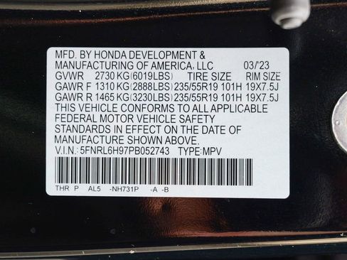 Used 2023 Honda Odyssey Elite image 62
