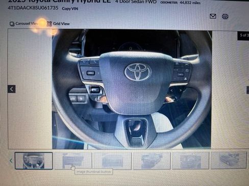 Used 2025 Toyota Camry LE FWD image 4