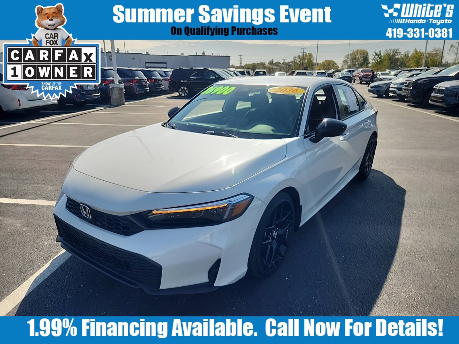 Used 2026 Honda Civic Sport image 1